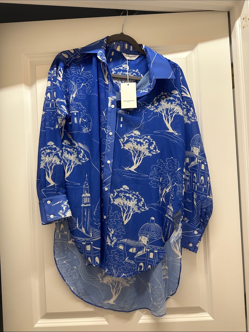 Amanda Uprichard NWT -Womens Button-Down blouse sz s